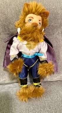 Disney Beauty and the Beast Broadway Musical Beast Plush Doll 14" Vintage 90s